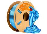 Seiden-PLA 3D-Drucker Filament - 1,75 mm PLA - Einfarbig - ±0,03 mm Toleranz - Für FDM 3D-Drucker - 4 kg Blau