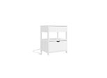 sobuy Nachttisch Mit 2 Schubladen Weiß 45X38X55Cm Modern