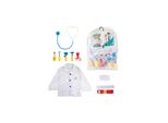 Toi-Toys - Doktor Verkleidungsset Mit Jacke Und ZubehöR (10 Teilig) FüR Kinder KostüM Arzt Verkleidung