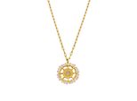 Luxenter Halskette Mit GläNzenden Zirkonia 18K Gold Finish - Yakde