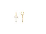 Luxenter Brillant Zirkonia Ohrringe Aus 18K Gelbgold - Lysay