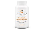vitaworld Hericium Extrakt 500 Mg | 100 Kapseln | 150 Mg Polysaccharide | Vitalpilz Igelstachelbart | Vegan