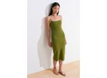 ÄRmelloses Bodycon-Midi-Kleid Mit Ausschnitt-Detail
