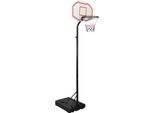 Basketballständer, Basketballkorb Outdoor, Basketball Korb, Basketball Hoop, Basketball Ständer, Weiß 282-352 cm Polyethylen