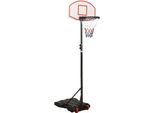 Basketballständer, Basketballkorb Outdoor, Basketball Korb, Basketball Hoop, Basketball Ständer, Weiß 216-250 cm Polyethylen