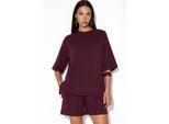 Damen Freizeit T-Shirt Mit Rundhalsausschnitt