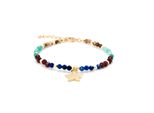 Luxenter Multicolour Kristall Armband Aus 18K Gelbgold - Nerald
