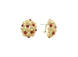 Luxenter Xiglor-Ohrringe Aus 18 Karat Gelbgold