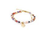 Luxenter Multicolour Kristall Armband Aus 18K Gelbgold - Raxsu
