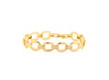 Luxenter Armband Mit Funkelnden Zirkonia-Steinen, 18 Karat Gelbgold-Finish – Insio