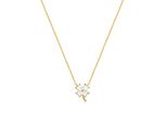 Luxenter Halskette Aus 18K Gelbgold Mit Brillant Zirkonia - Trak