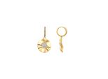 Luxenter Ohrringe Mit GläNzenden Zirkonia 18K Gold Finish - Delim