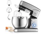 Küchenmaschine Homelux 2500W Knetmaschine,12 L Küchenmaschine,Teigmaschine, inkl 3-Teiligem Patisserie-Set und Spritzschutz, Edelstahlschüssel