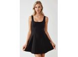 Mini-Kleid Mit Quadratischem Ausschnitt Und Taillierter Passform