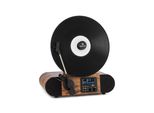 Verticalo SE DAB Retro-Plattenspieler DAB+ UKW-Tuner USB BT AUX holz
