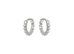 Luxenter 925 Sterling Silber Rhodinierte Ohrringe - Ledis