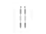 Luxenter Ohrringe, 925Er Sterlingsilber, Rhodiniert