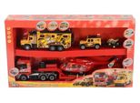 Dickie Toys 70749 Rettungsfahrzeug-Set mit detailreichen Fahrzeugen