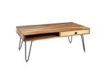 Wohnling WL1.514 Couchtisch Bagli Massivholz Akazie 60 Cm X 110 Cm X 40 Cm