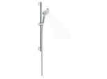 Hansgrohe Crometta Vario Brauseset 27812400 Weiss/Chrom, 65 Cm Stange, Ecostat 1001 CL
