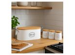 Neuetischkultur Brot-, Kaffee-, Tee- Und Zuckervorratsdose 4-Teiliges Set