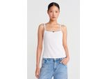 Strukturierte Baumwoll-Modal-Cami-Bluse