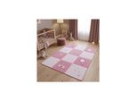 Kinderteppich Traun, Mit Prinzessin-Motiv, Rosa, 120 X 170 Cm