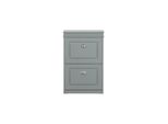 sobuy Schuhschrank Mit 2 TüRen Hellgrau 53,5X23,8X82,5Cm Modern