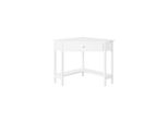 sobuy Schreibtisch Mit Einer Schublade Weiß 76X76X76,5Cm Minimalistisch