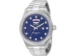 Invicta Specialty 51043 Herrenuhr - Quarzwerk - Edelstahl Mit Blauem Zifferblatt - 43 Mm