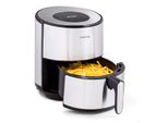 Klarstein Heißluftfriteuse, Air Fryer zum Frittieren, Friteuse mit Touch-Bedienfeld, Timer, Einstellbare Temperatur & 8 Programme, Airfryer zum Luftfritieren, Heißluftfriteuse ohne Öl 1500 W, 4,3L