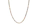 Luxenter Halskette Mit Mehrfarbigen Zirkonia 18K Gold Finish - Serly
