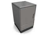 Glutos Küchenherd HH 02 G | metallic| Scharnier links | 5,5 kW