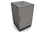 Glutos Küchenherd HH 02 G | metallic| Scharnier rechts | 5,5 kW