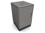 Glutos Küchenherd HH 02 S | metallic | Scharnier links| 5,5 kW