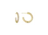 Luxenter Ohrringe Mit GläNzendem 18K Gold Finish Zirkonia - Chenfa