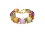 Luxenter Multicolour Kristall Armband Aus 18K Gelbgold - Tosab