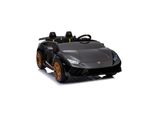 Es-Toys Kinder Elektroauto Lamborghini Huracan Spider Zweisitzer, Eva-Reifen Schwarz