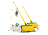 Krallenbesen Set 30 Cm Holz Mit Stiel Schneebesen Kratzbesen Rasenbesen Besen FüR DraußEn Outdoor Garden Broom (2, 30 Cm Besen Mit Stiel)