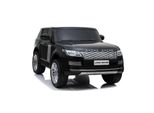Es-Toys Kinder Elektroauto Land Rover Range Rover Eva-Reifen Allradantrieb Schwarz