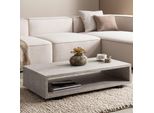 Couchtisch FineBuy 100 Cm Wohnzimmertisch Sofatisch Stauraum Groß Kaffeetisch