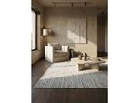 Teppich Kurzflor Ammer In Creme, Einfarbig, 140 X 200 Cm