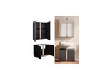 Vicco BadmöBelset Gloria Anthrazit Sonoma Modern Badezimmer Spiegelschrank Waschtischunterschrank