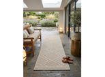 Outdoorteppich Imst, Im Boho-Stil, Aus Polypropylen, Beige, 80 X 250 Cm