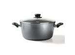 Stoneline Xxxl Kochtopf 32 Cm, Mit Deckel, Induktion, Aluguss, Beschichtet Mit Echten Steinpartikeln, Grau, Beschichteter Kochtopf Groß, 32Cm Durchmesser, Antihaftbeschichtet