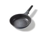 Stoneline Smart Bratpfanne 24Cm, Mit Abnehmbarem Griff, Induktion, Aluguss, Pfanne Mit Echten Steinpartikeln Beschichtet, Ohne Fett & ÖL Kochen Und Braten