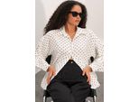 ÜBergroßEs Polka-Dot-Crepeshirt