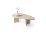 Habitat Garten Couchtisch, Beige, Holz, 79X42X139 Cm, Wohnzimmer, Wohnzimmertische, Couchtische