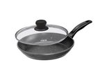 Stoneline Bratpfanne 26 Cm, Mit Griff, Induktion, Aluguss, Pfanne Mit Echten Steinpartikeln Beschichtet, Ohne Fett Oder ÖL Kochen, Braten Und Schmoren