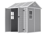 Outsunny Gerätehaus 2,91m² 181 x 181 x 220 cm Geräteschuppen mit Satteldach